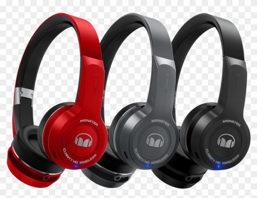 Monster Clarity Hd On Ear Bluetooth Headphones - Headphones Clipart