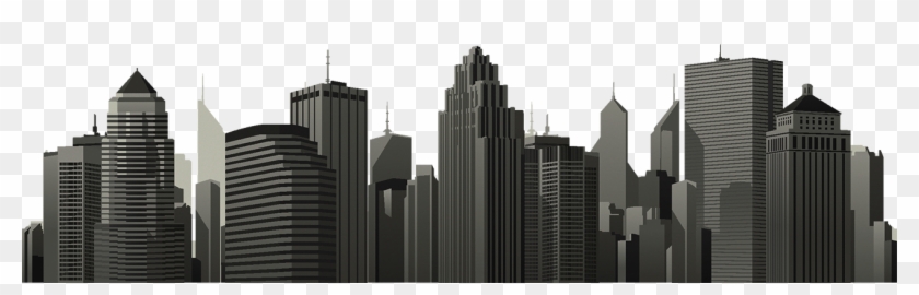 Cities Skylines New York City Silhouette Building - New York City Buildings Png Clipart #4038446