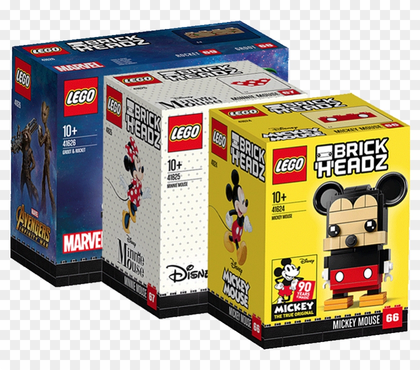 Lego Lego Fangtouzi Brickheadz Big Head Cartoon Doll - Brickheadz Mickey Clipart