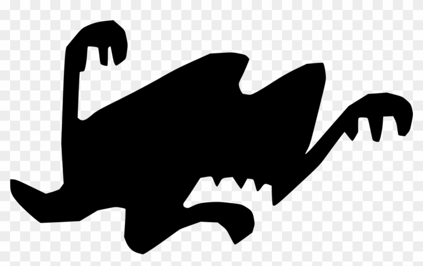 Computer Mouse Silhouette Cartoon Clipart