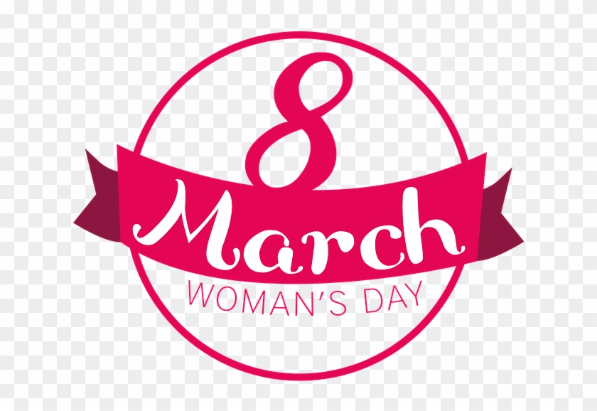 On March 8th, We Celebrate International Women's Day - Happy International Women's Day Png Clipart #4039420