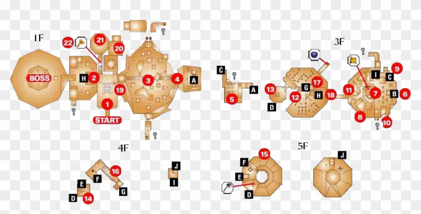 Temple Of Time Png - Fire Temple Map Oot Clipart