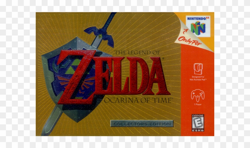 Zelda Ocarina Of Time Collector's Edition - Zelda Ocarina Of Time Clipart #4039917