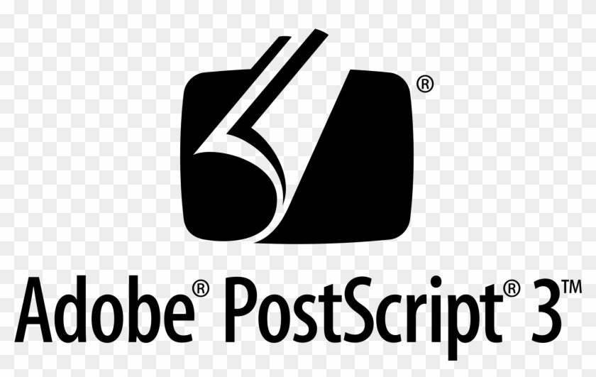 Adobe Postscript 3 Logo Png Transparent - Adobe Clipart
