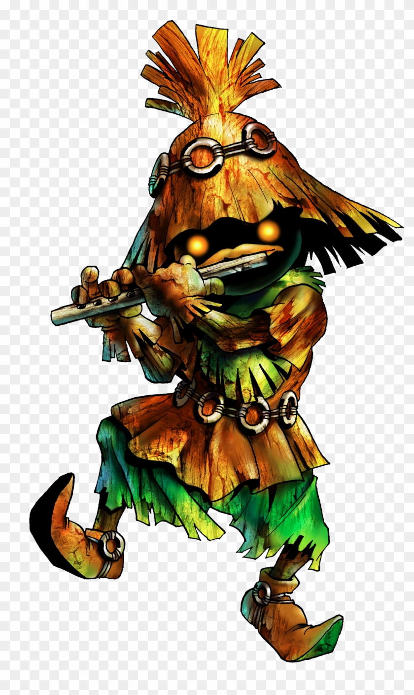 Kokiri Forest Characters - Skull Kid Zelda Clipart #4040217