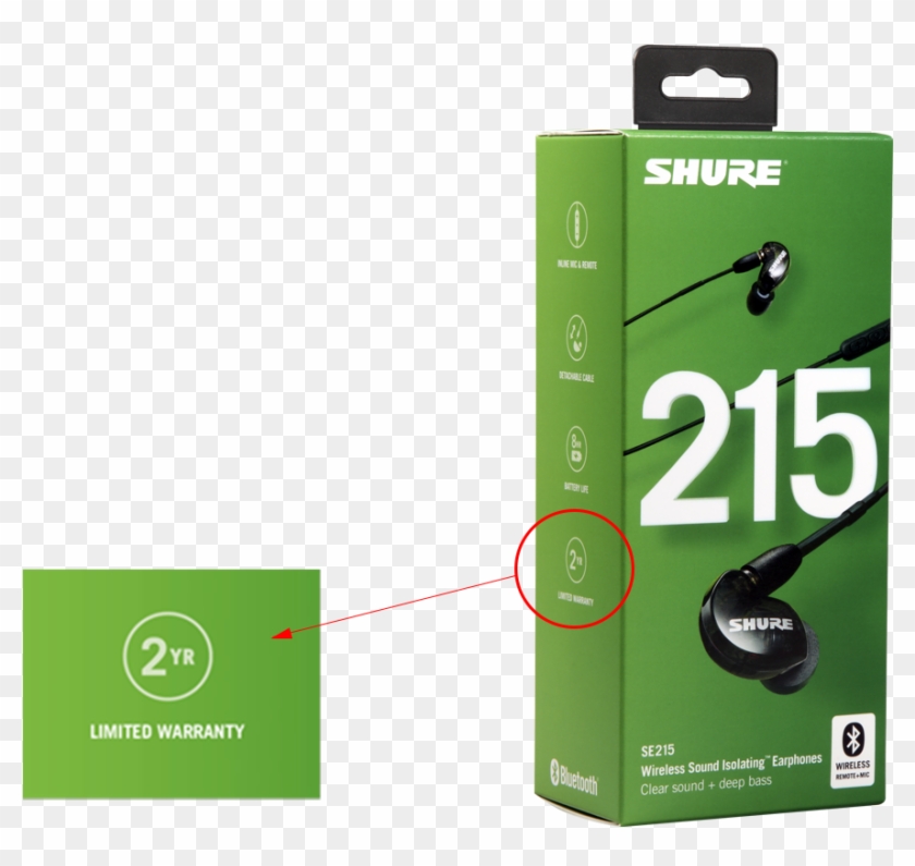 For New Packaging Versions Which Start To Be Available - Shure In Ear 215 Clipart