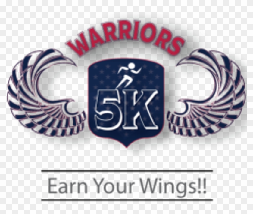 Warrior's 5k Run - Emblem Clipart