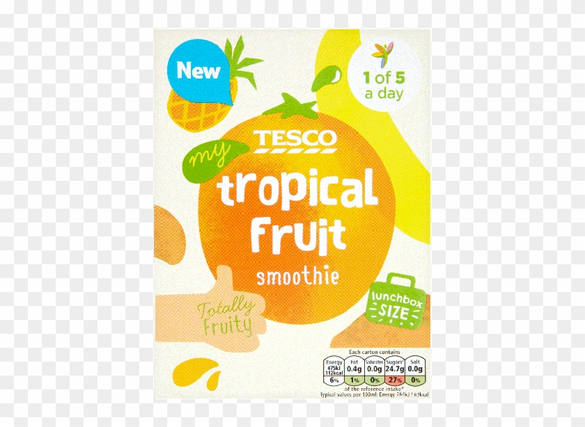 Tesco Ropical Smoothie 4x180 Ml - Tesco Lotus Clipart #4041026