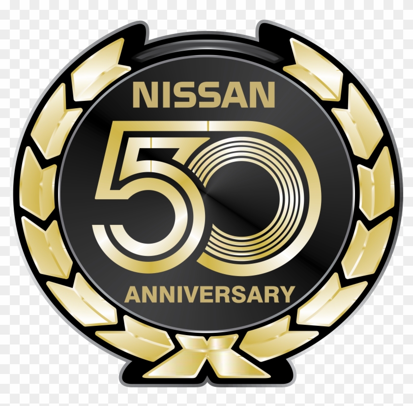 Nissan 50th Anniversary Logo Clipart #4041469
