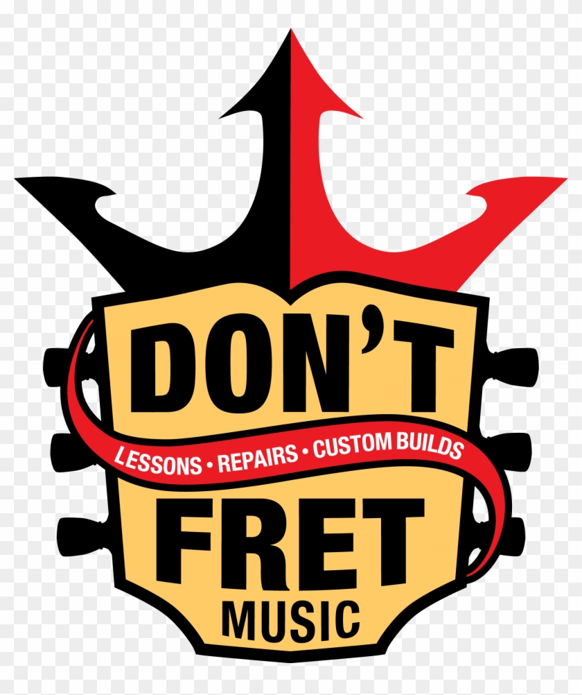 Don't Fret Music @ Music Notes Academy Clipart #4041762