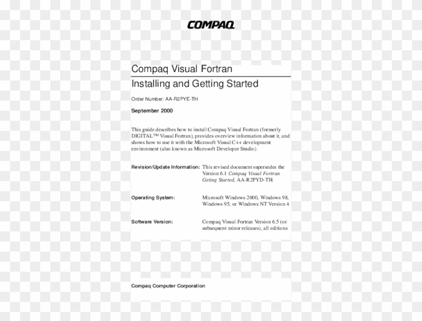 Pdf - Compaq Clipart