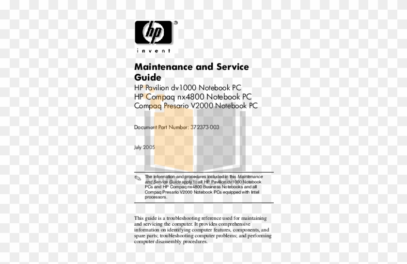 Pdf For Hp Laptop Compaq 8710p Manual - Hp Invent Clipart #4042339