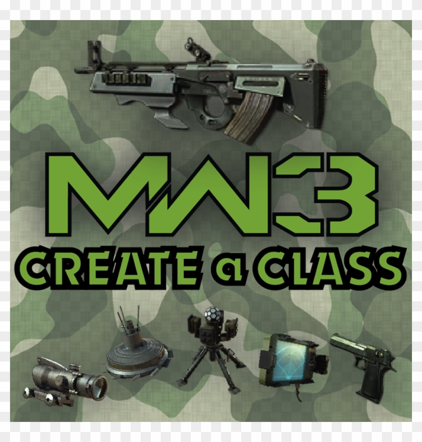 Random Class Generator For Mw3 - Airsoft Gun Clipart