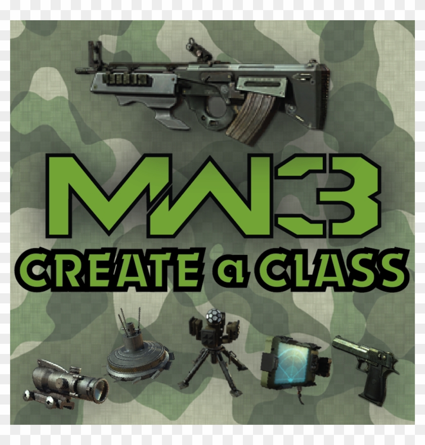 Random Class Generator For Mw3 - Airsoft Gun Clipart #4042618