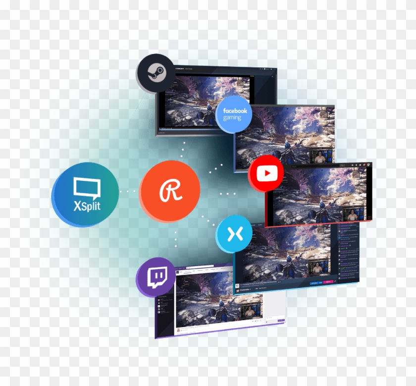 Restream Xsplit Bundle - Mp3 Player Clipart