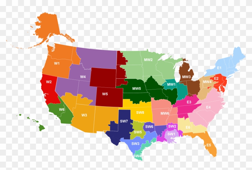 Sales Map - Us Map Transparent Background Clipart #4043068