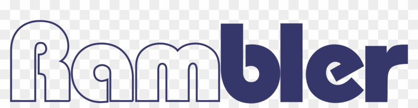 Rambler Logo Png Transparent - Electric Blue Clipart #4044136