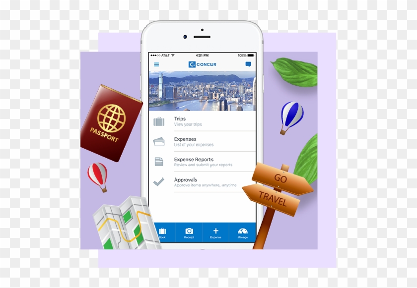 Tell Expense Pain To Hit The Road - Iphone Clipart