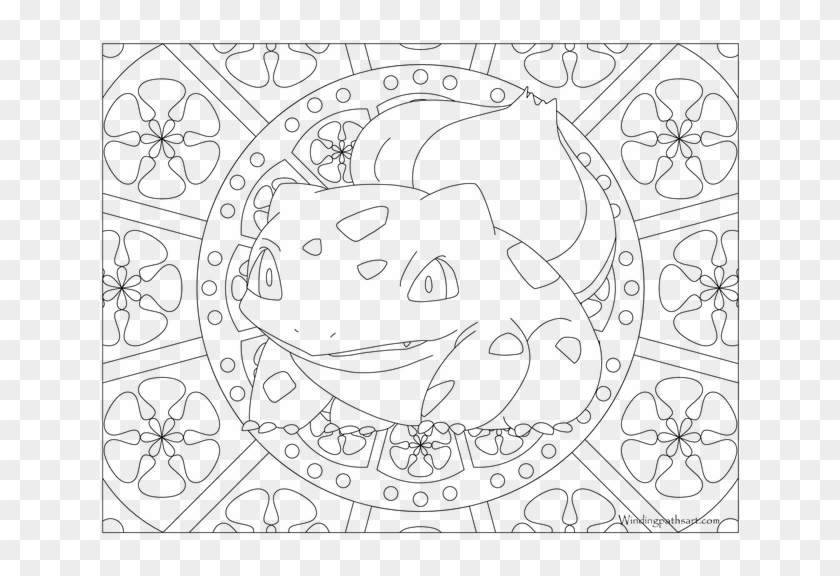 Adult Pokemon Coloring Page Bulbasaur Coloring Pages