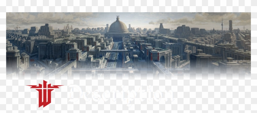Hearts Of Wolfenstein Is A Total Conversion Mod Based - Hitler's Supercity Clipart #4044673