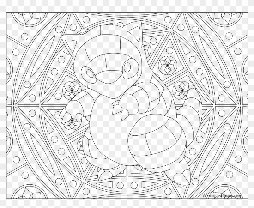 #027 Sandshrew Pokemon Coloring Page - Pokemon Colouring Pages For Adult Clipart