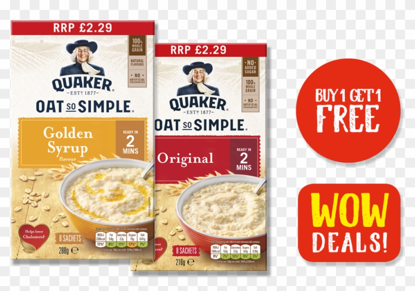 Quaker Porridge - Cereal Clipart