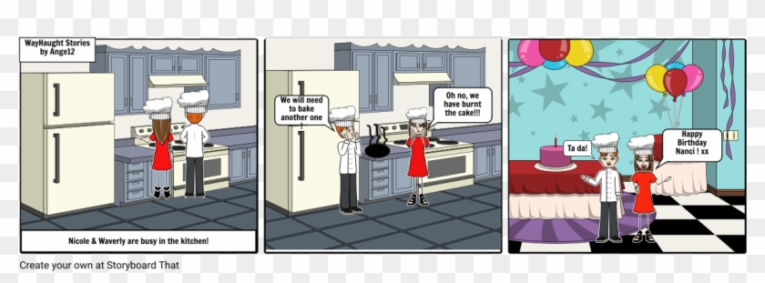 Nanci's Birthday - Wayhaught - Cartoon Clipart #4044910