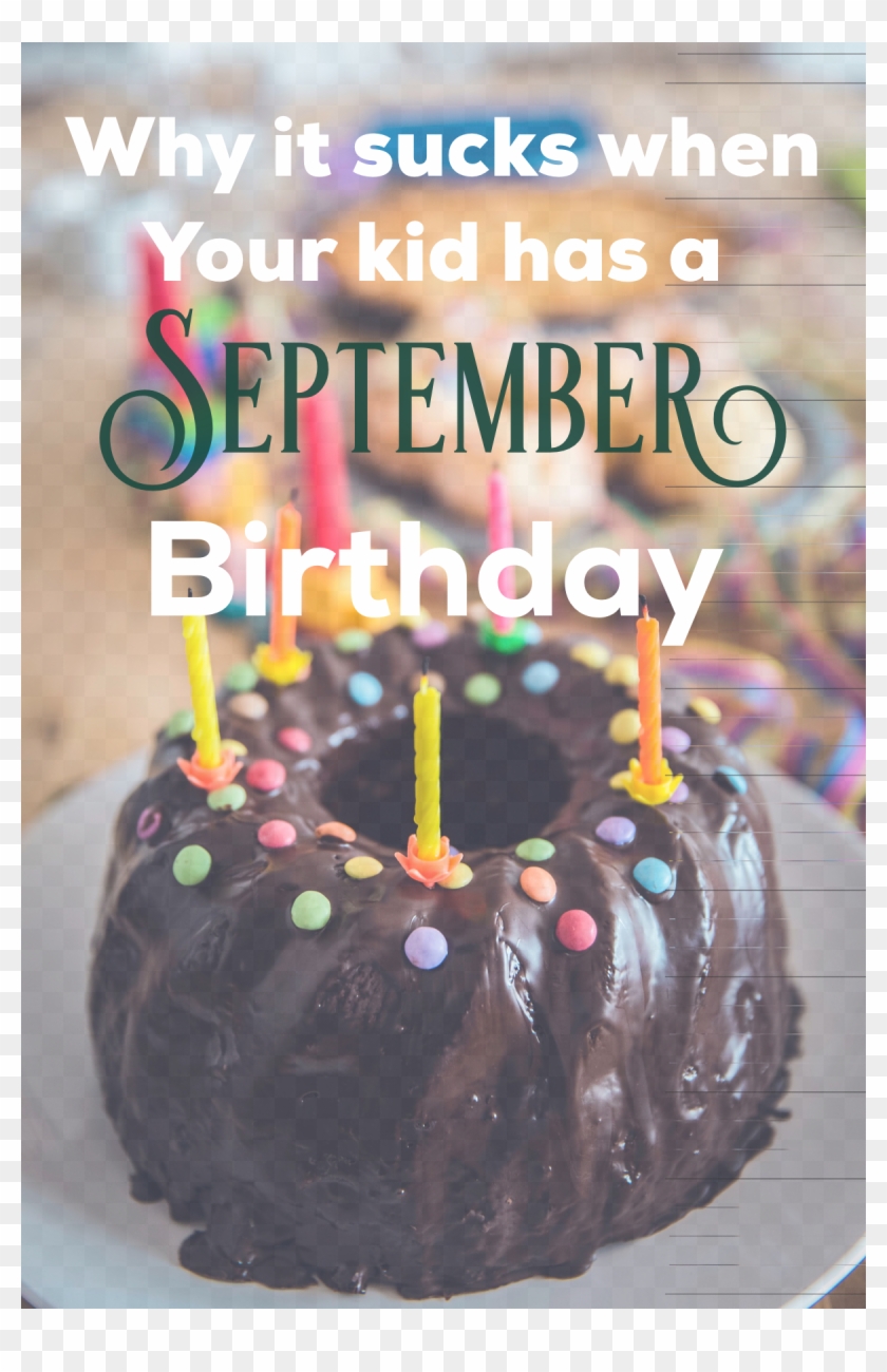 Brianne Is A September Baby - Chocolate Cake Clipart