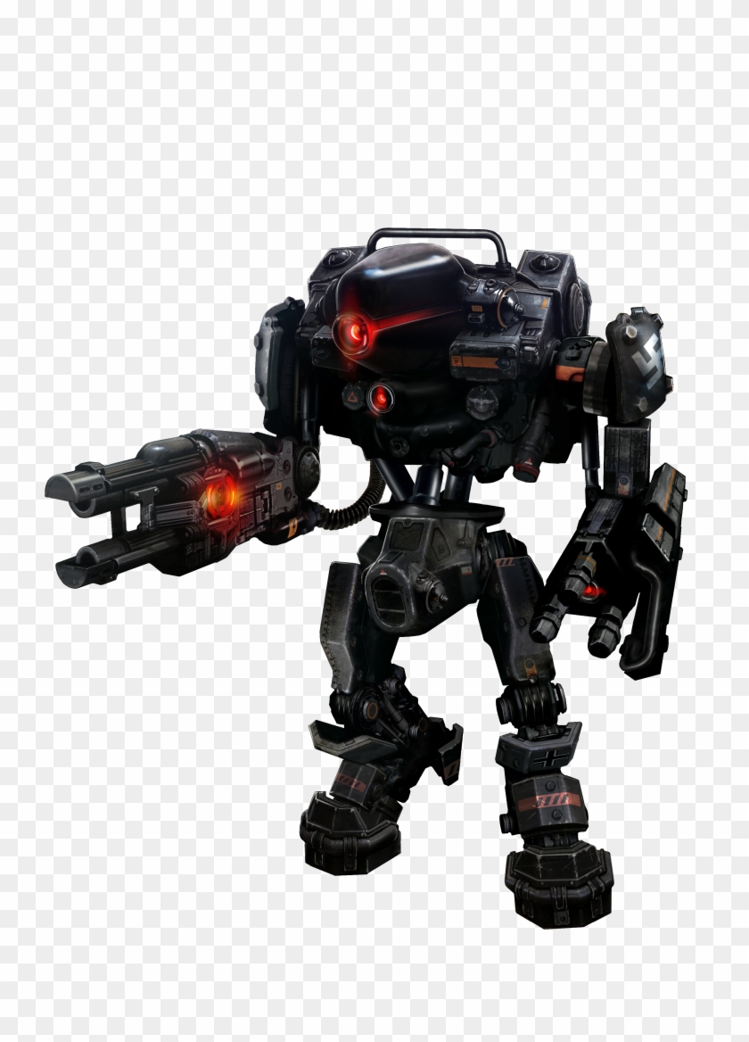 There Are Far More Images Available For Wolfenstein - Wolfenstein New Order Guard Robot Clipart #4045176