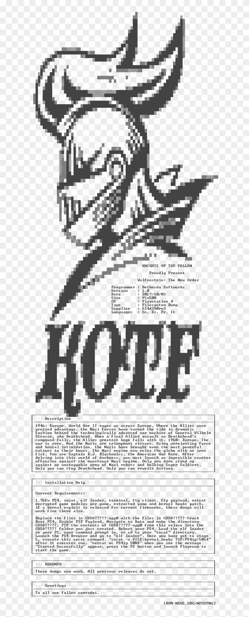 Wolfenstein - The - New - Order - Readnfo - Multi4 - Poster Clipart #4045361