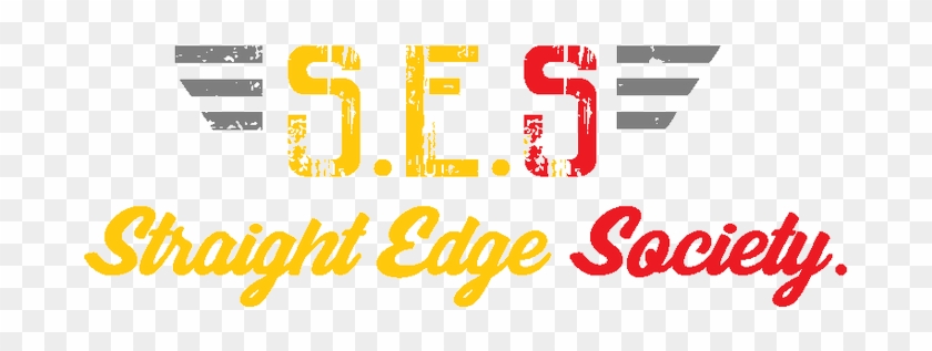 S] Straight Edge Society Is Back - Calligraphy Clipart