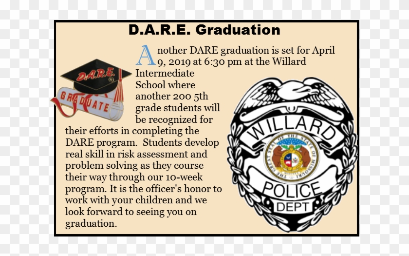 D - A - R - E Graduation - Intermediate School - Illustration Clipart #4045673