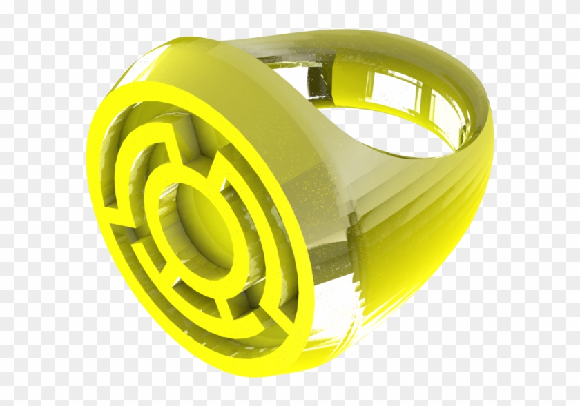 Yellow Lantern Ring - Plastic Clipart #4046023