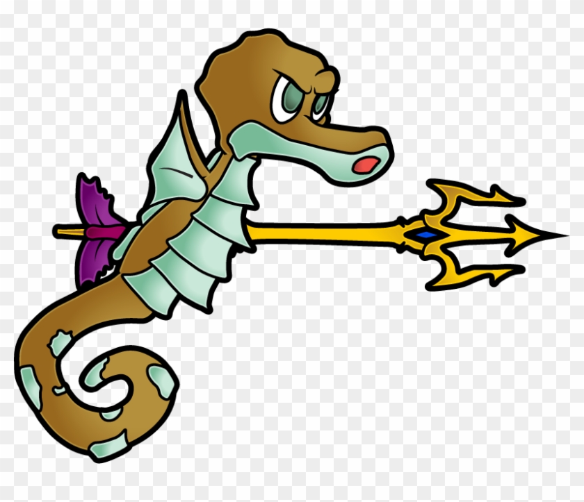 A Knight Of Atlantis, As He Takes Up Poseidon's Trident Clipart #4046357