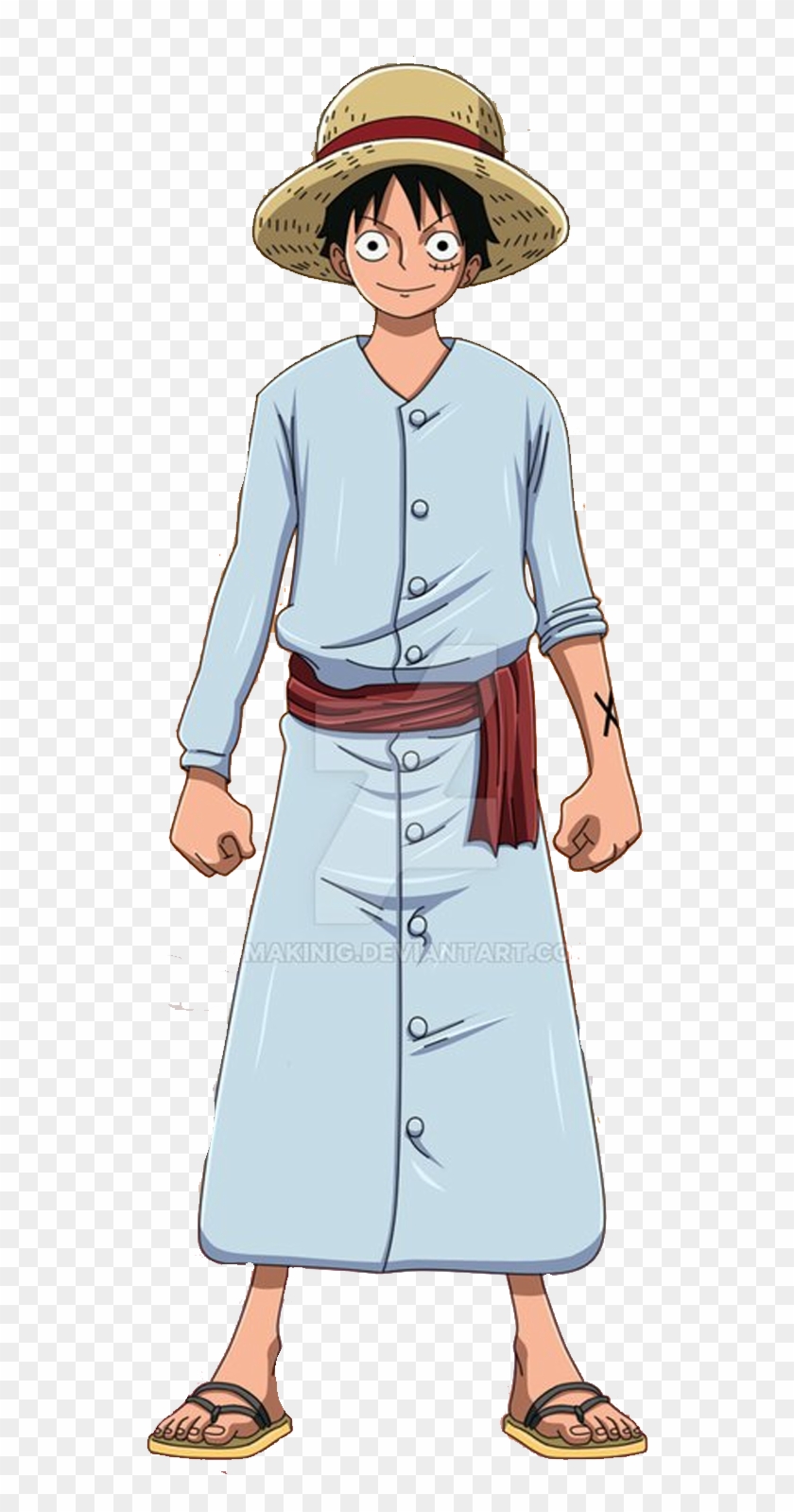 Monkey D - Luffy - Alabasta - Standing Clipart