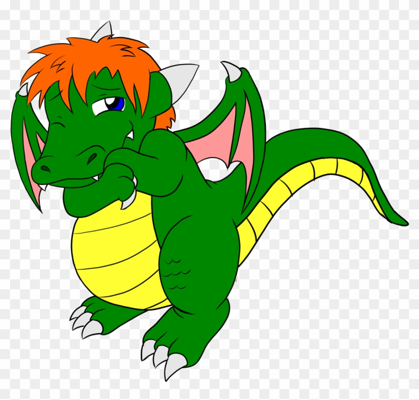 Draggyn & Vixx - Cartoon Clipart #4046921