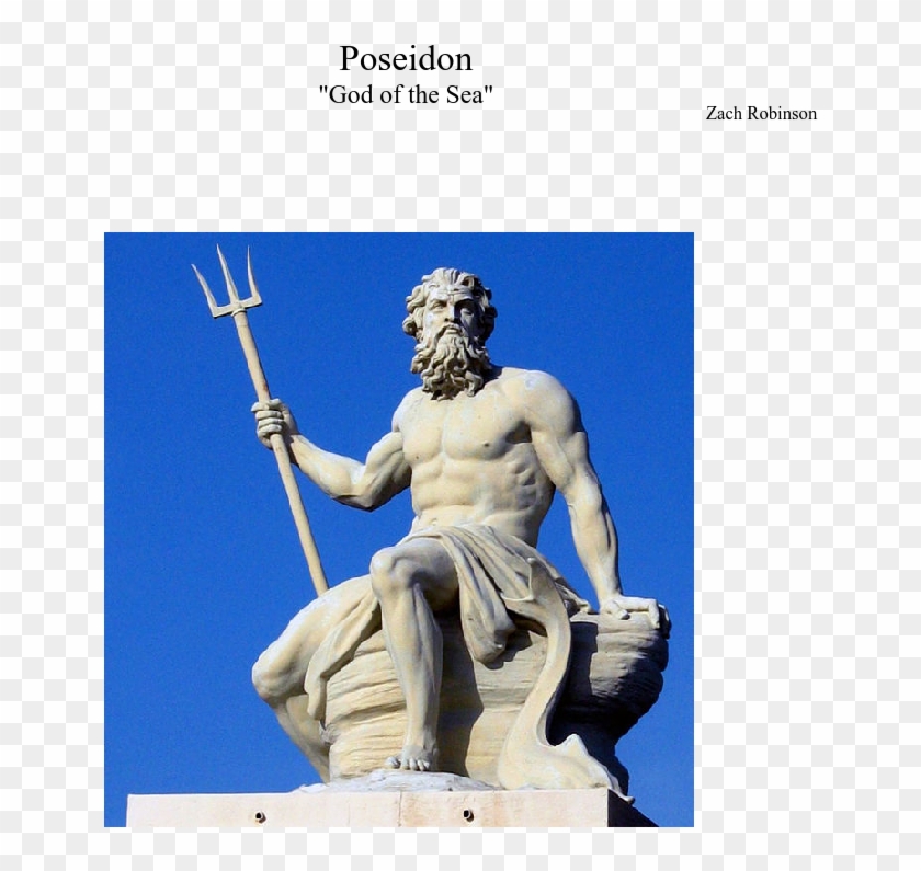 Poseidon "god Of The Sea" Sheet Music Composed By Zach - Classical Greek Statues Clipart #4047015