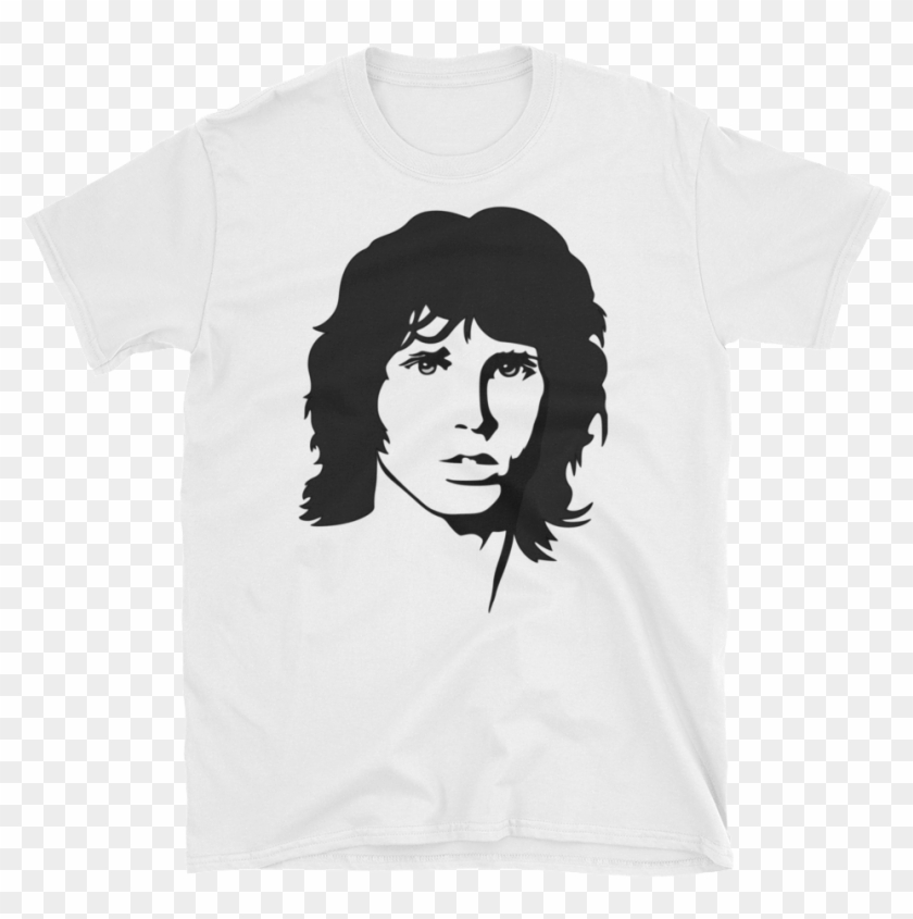 Jim Morrison Short Sleeve Unisex T Shirt - Jim Morrison Clipart #4047042