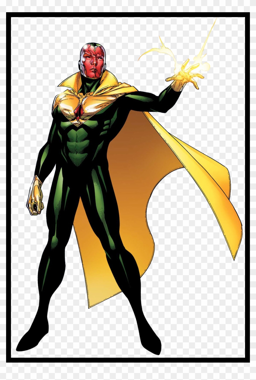 Vision Marvel Comics Costume Clipart #4047143