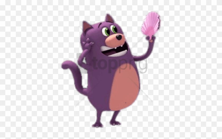 Free Png Loopdidoo Oodles The Cat Admiring Itself Png - Loopdidoo Clipart #4047437
