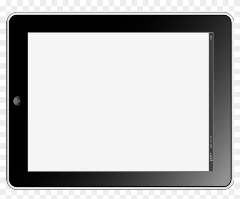 Tablet Vector [converted] - Ipad Pro Template Png Clipart