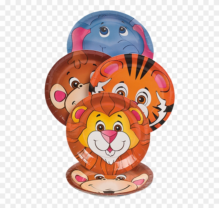 Party Plates - Cartoon Clipart #4048180