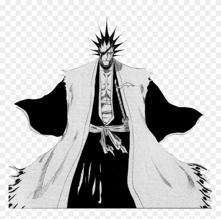 Bleach Fantasy Round - Kenpachi Zaraki Clipart