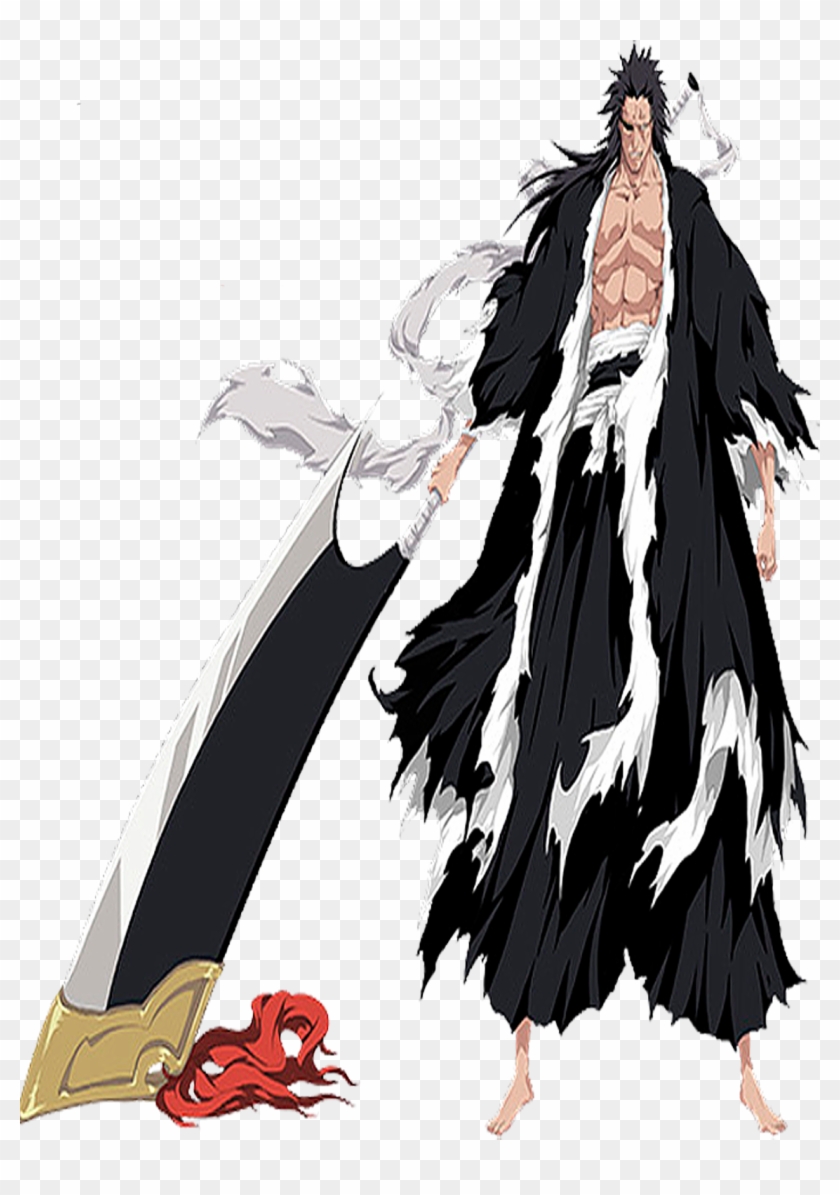 Shikai 2 Kenpachi Zaraki, Black Dynamite, Bleach Characters, - Shikai Do Zaraki Clipart #4048770