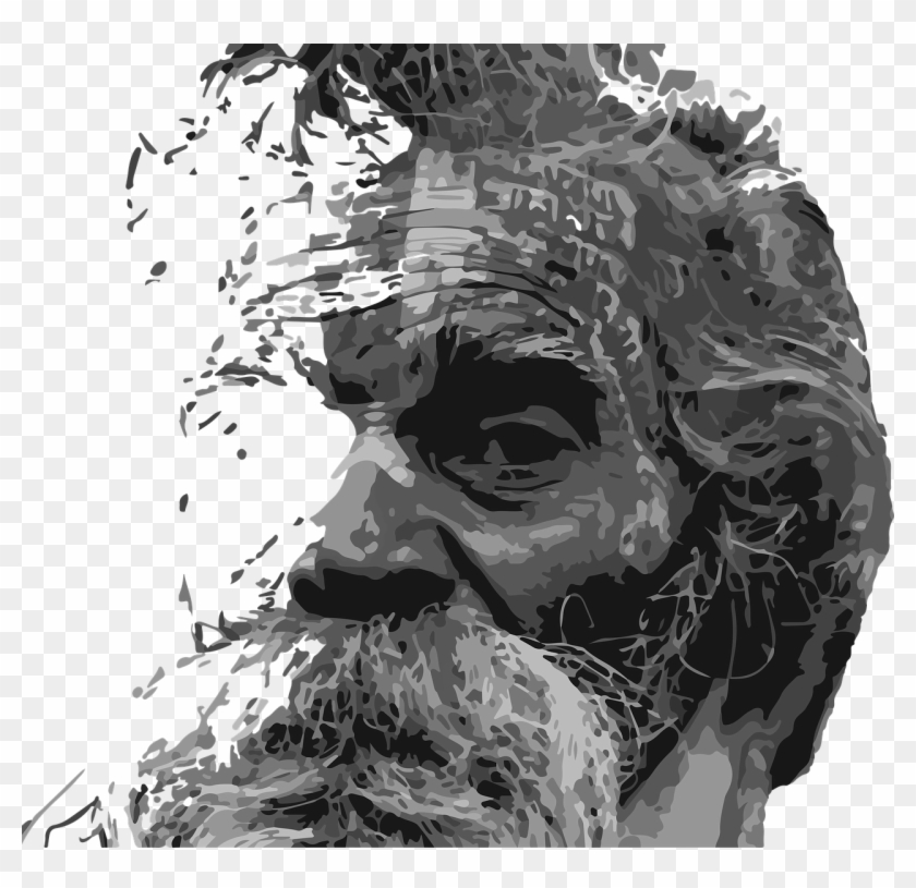 Grandfather Old Man Brush - Man For Design Png Clipart #4048807