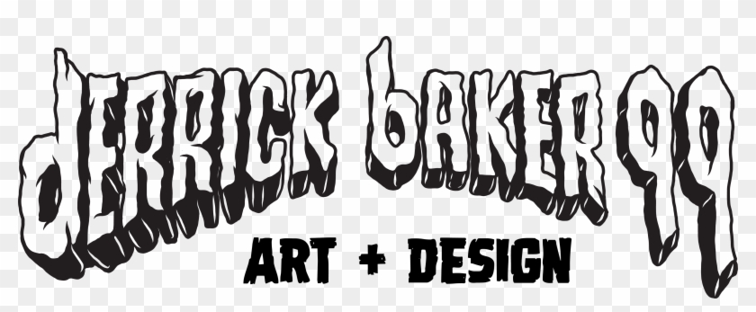 Derrick Baker - Calligraphy Clipart #4049333