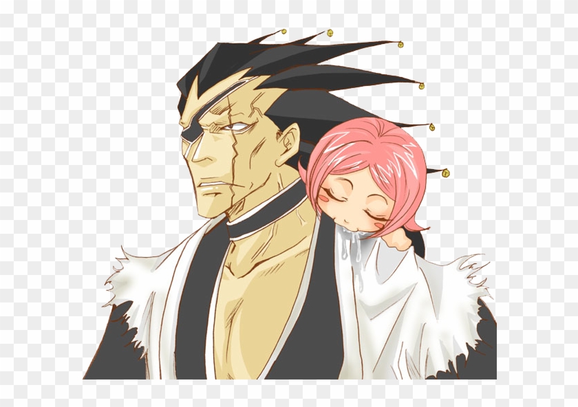 Kenpachi Es El Capitán De La 11va División Del Gotei - Kenpachi Zaraki And Yachiru Clipart