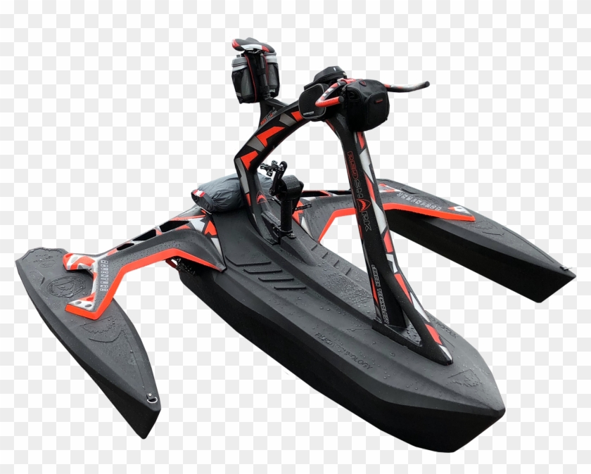 Red Shark Bikes The Trimaran To Practice Cycling Pedal - Red Shark Bike Clipart