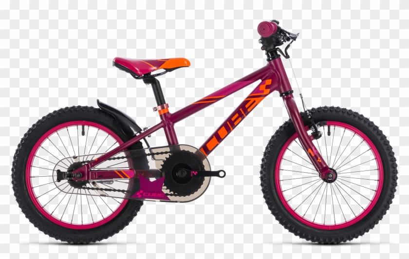 Cube Kid 160 2018 Kids Bike Berry Pink - Carrera Blast 24 Red Clipart #4050284