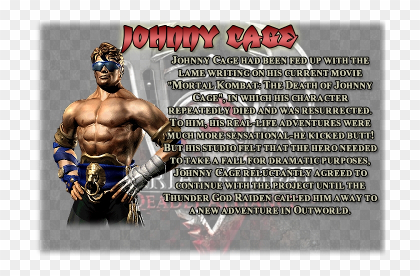 Johnny Cage - Mortal Kombat Johnny Cage Clipart